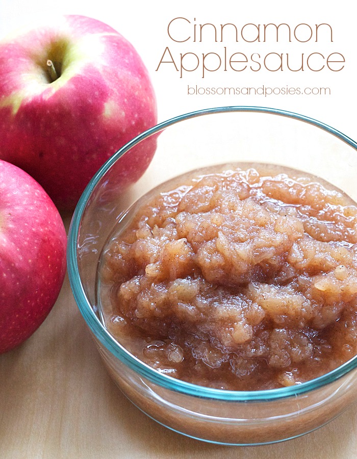 Cinnamon Applesauce (no sugar)