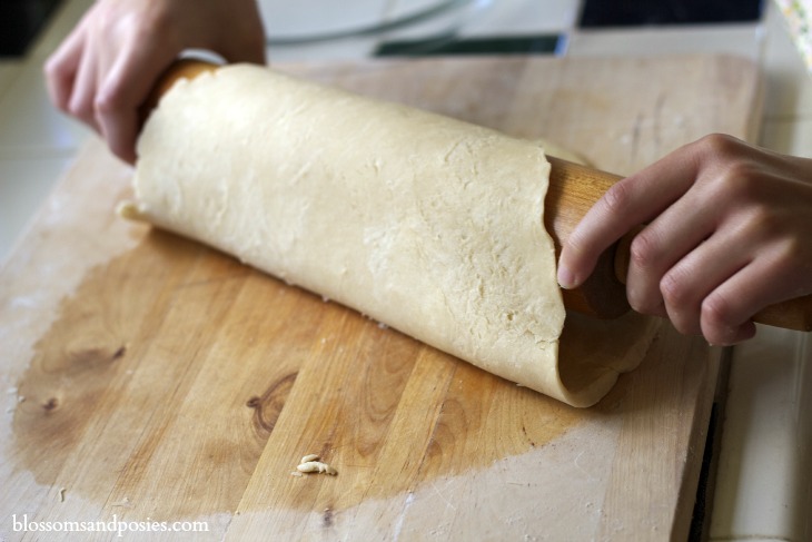 Move dough to pie pan