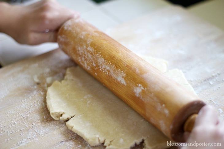 Roll dough with rolling pin