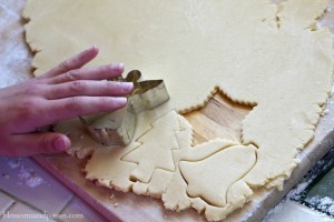 Cut cookie shapes