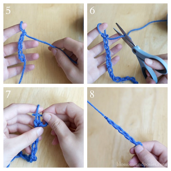 How to Finger Knit part 2