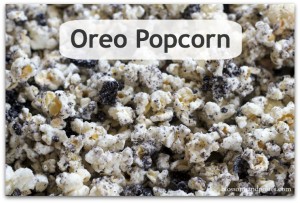 Oreo Popcorn - Blossoms and Posies