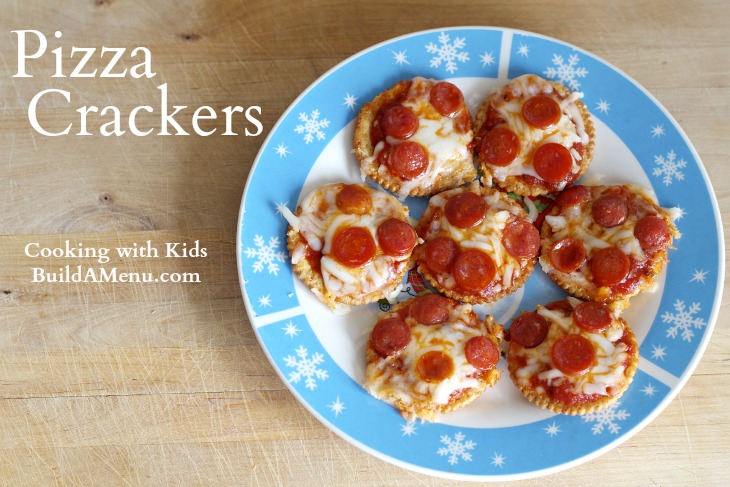 Pizza Crackers (easy enough for little kids to make themselves) - BlossomsAndPosies.com