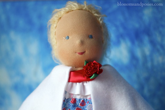 doll cloak close up - blossomsandposies.com