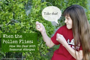 Dealing With Seasonal Allergies - BlossomsAndPosies.com