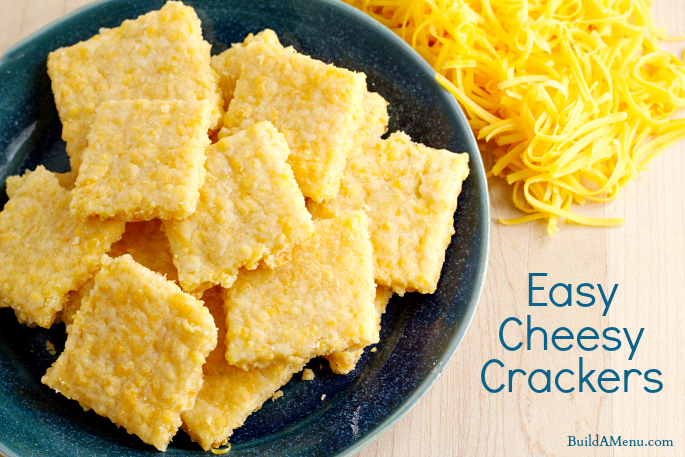 Easy Cheesy Crackers - BlossomsAndPosies.com
