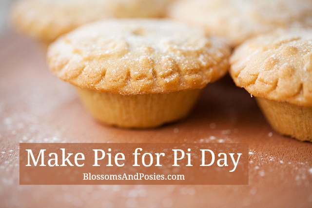 Pie ideas for kids to make for Pi Day from blossomsandposies.com