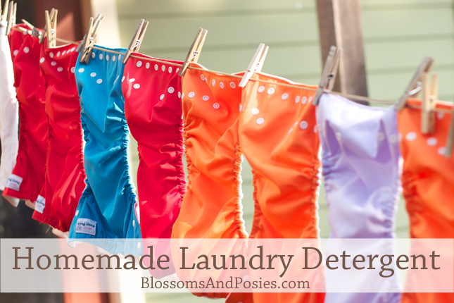 Make your own laundry detergent with three ingredients! #frugal #DIY #homemaking 