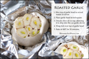 Roasted Garlic - an easy and heatlyh way to eat garlic. Spread it on bread or crackers! #garlic