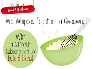 Enter to win a 6 month subscription to Build A Menu! Entries close Monday June 30, 2014 at 11:59 pm CST.