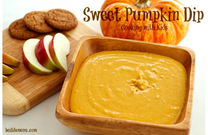 Sweet pumpkin dip - great with ginger snaps or apple slices.