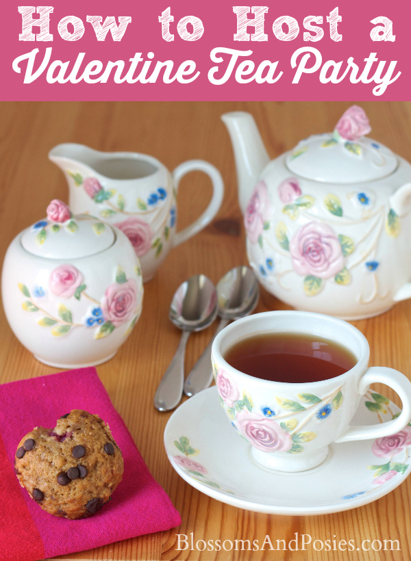 Throw together an easy tea party for friends, or for the people you love right in your house!