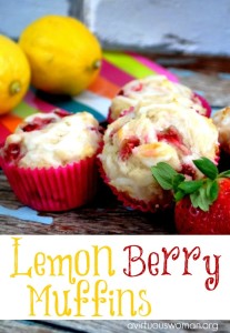 Try these Lemon Berry Muffins at your next tea party!